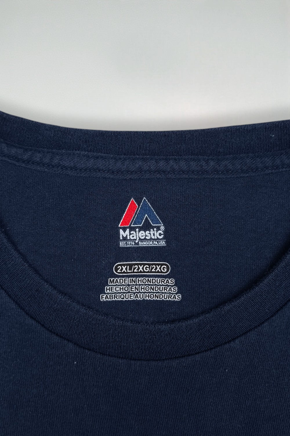 Vintage Majestic New York Yankees MLB T-Shirt Navy | Y2K Baseball
