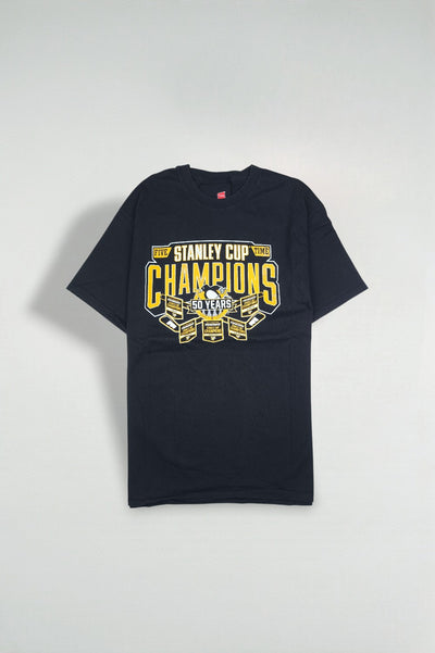 Vintage Pittsburgh Penguins Stanley Cup T-Shirt Black | NHL Graphic Tee