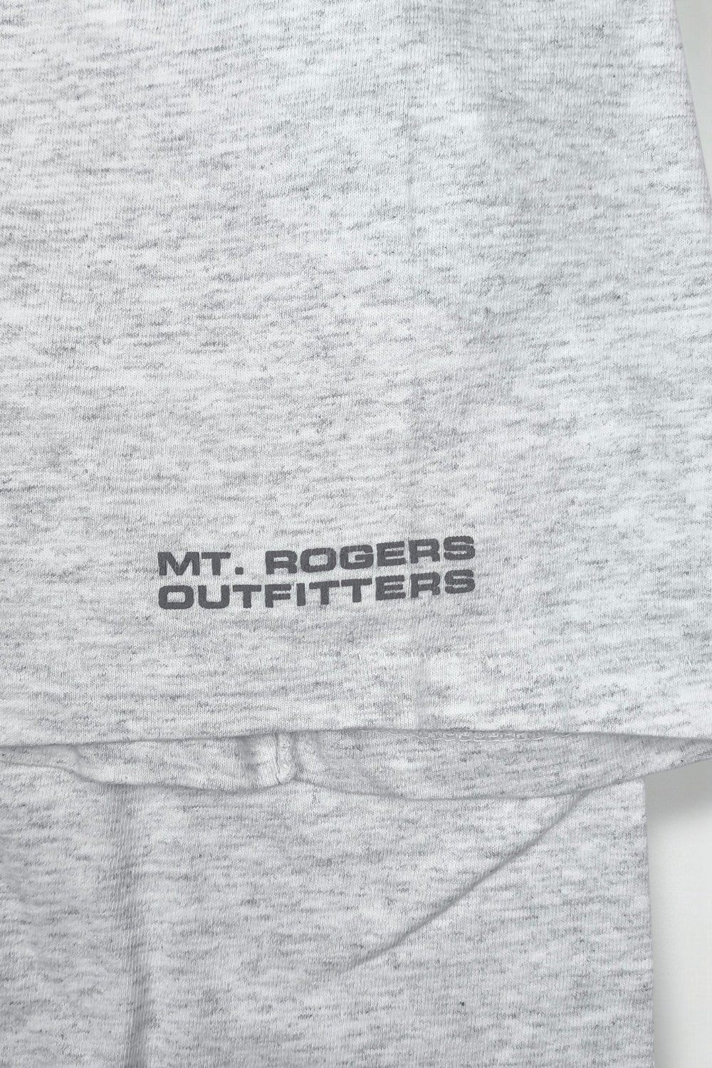 Vintage Mount Rogers Graphic Single Stitch T-Shirt Grey | USA Outdoor 90s