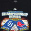 Vintage Majestic ALCS 2008 MLB T-Shirt Black 2XL Playoffs