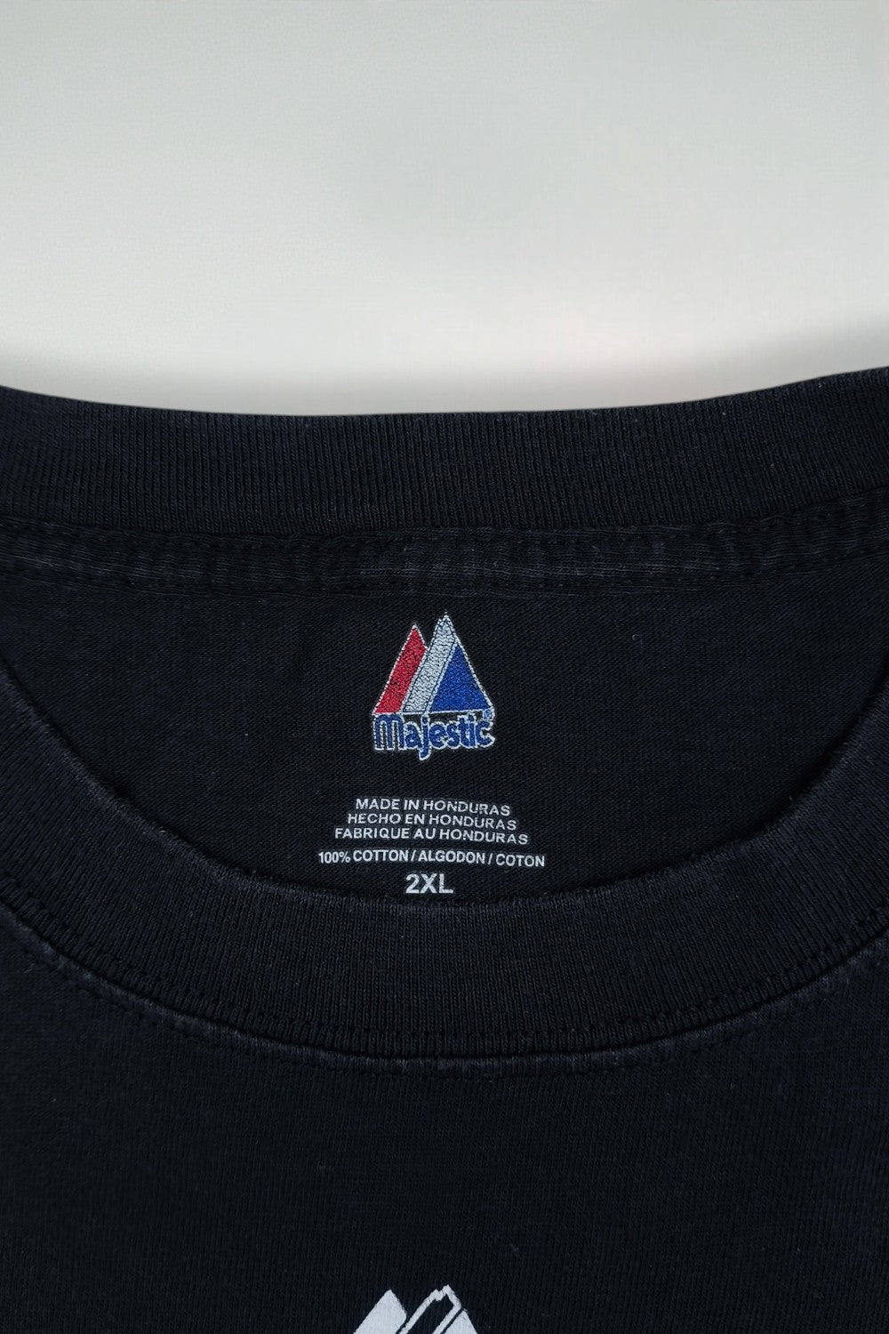 Vintage Majestic ALCS 2008 MLB T-Shirt Black 2XL Playoffs