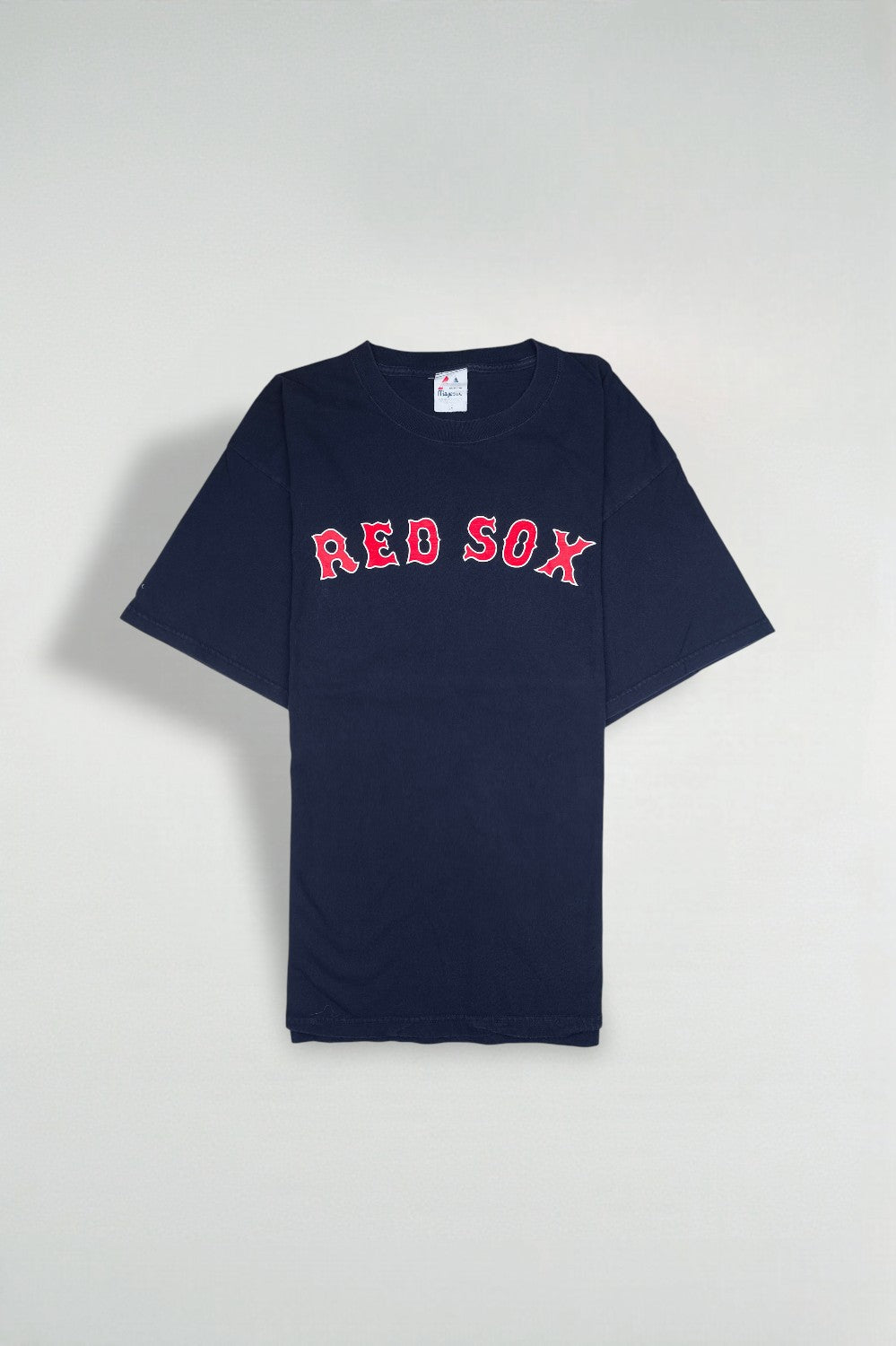 Vintage Majestic Boston Red Sox MLB T-Shirt Navy | Y2K Sportswear