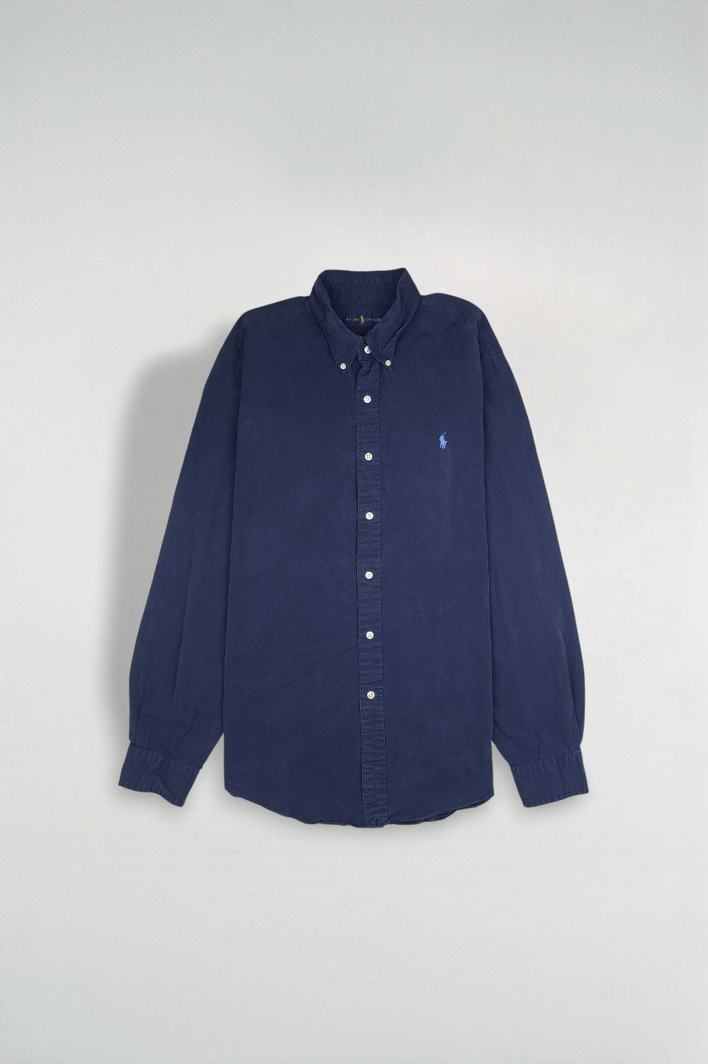 Vintage Polo Ralph Lauren Shirt Navy Blue | Classic Button Down