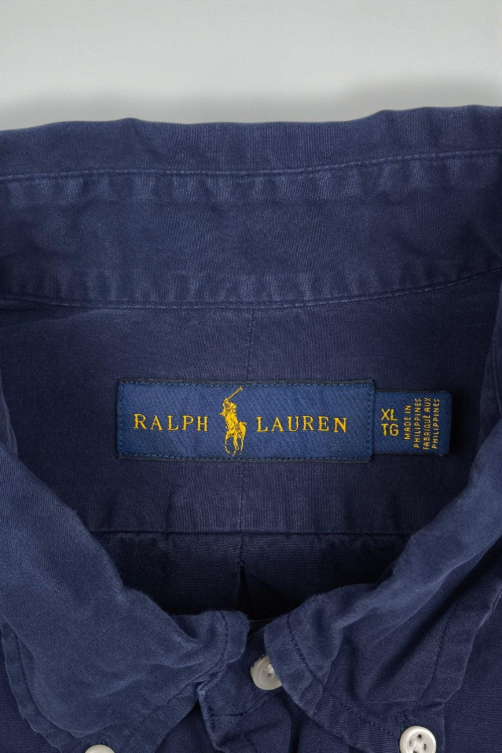 Vintage Polo Ralph Lauren Shirt Navy Blue | Classic Button Down