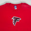 Vintage Reebok Atlanta Falcons NFL Long Sleeve T-Shirt Red | 2000s