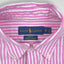 Polo Ralph Lauren Striped Oxford Shirt Pink White | Slim Fit Casual