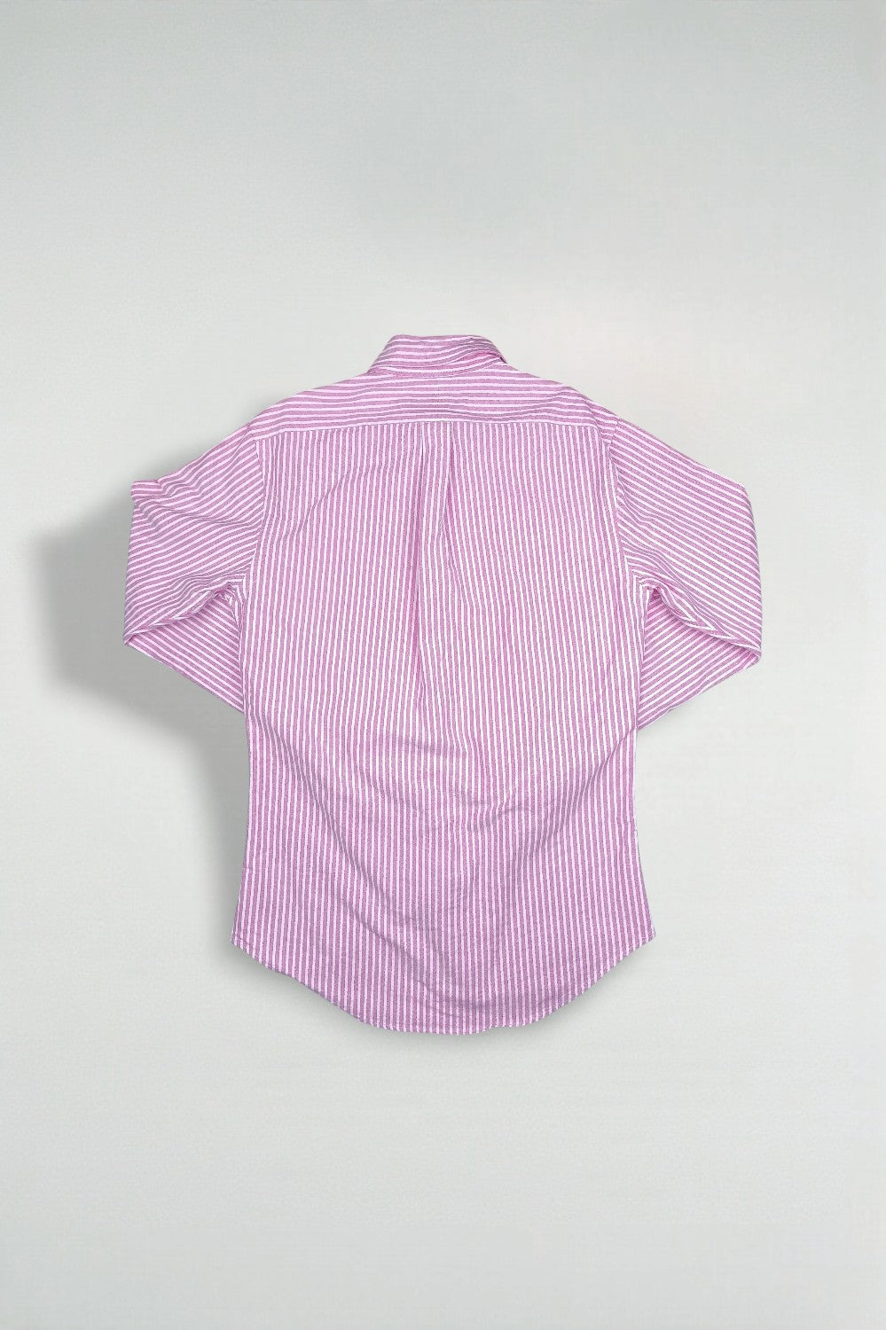 Polo Ralph Lauren Striped Oxford Shirt Pink White | Slim Fit Casual