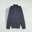 Nautica Quarter Zip Sweatshirt Grey Checkered XL | Casual Pullover