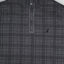 Nautica Quarter Zip Sweatshirt Grey Checkered XL | Casual Pullover