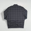 Nautica Quarter Zip Sweatshirt Grey Checkered XL | Casual Pullover