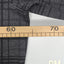 Nautica Quarter Zip Sweatshirt Grey Checkered XL | Casual Pullover