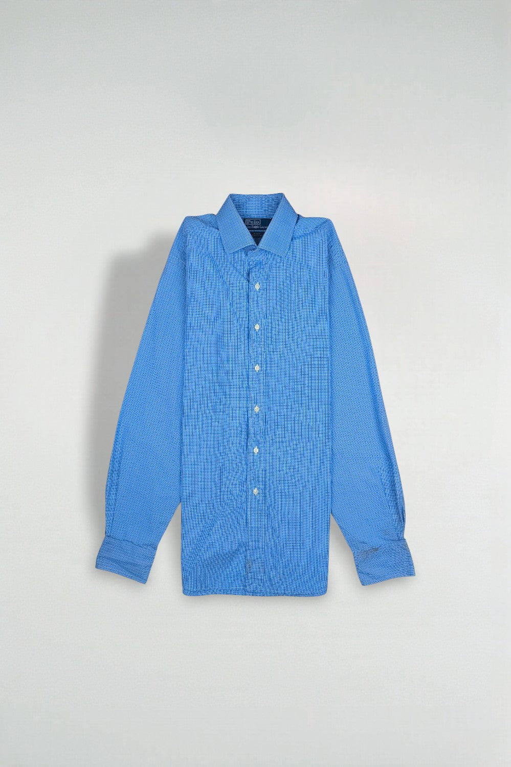 Polo Ralph Lauren Check Shirt Blue Classic Fit Cotton