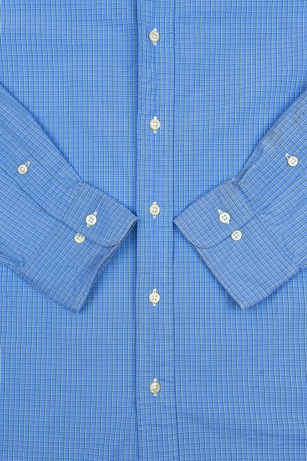 Polo Ralph Lauren Check Shirt Blue Classic Fit Cotton