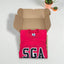 Vintage Signature Sportswear SGA Football T-Shirt Red USA | 90s Athletic