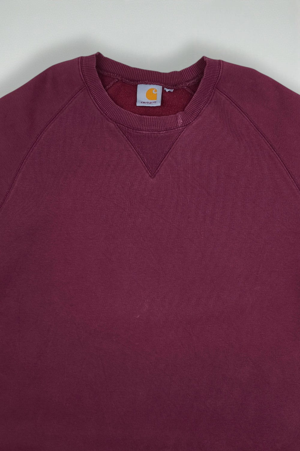 Carhartt Sweatshirt Burgundy Crewneck Logo | Workwear Casual