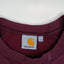 Carhartt Sweatshirt Burgundy Crewneck Logo | Workwear Casual
