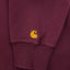 Carhartt Sweatshirt Burgundy Crewneck Logo | Workwear Casual