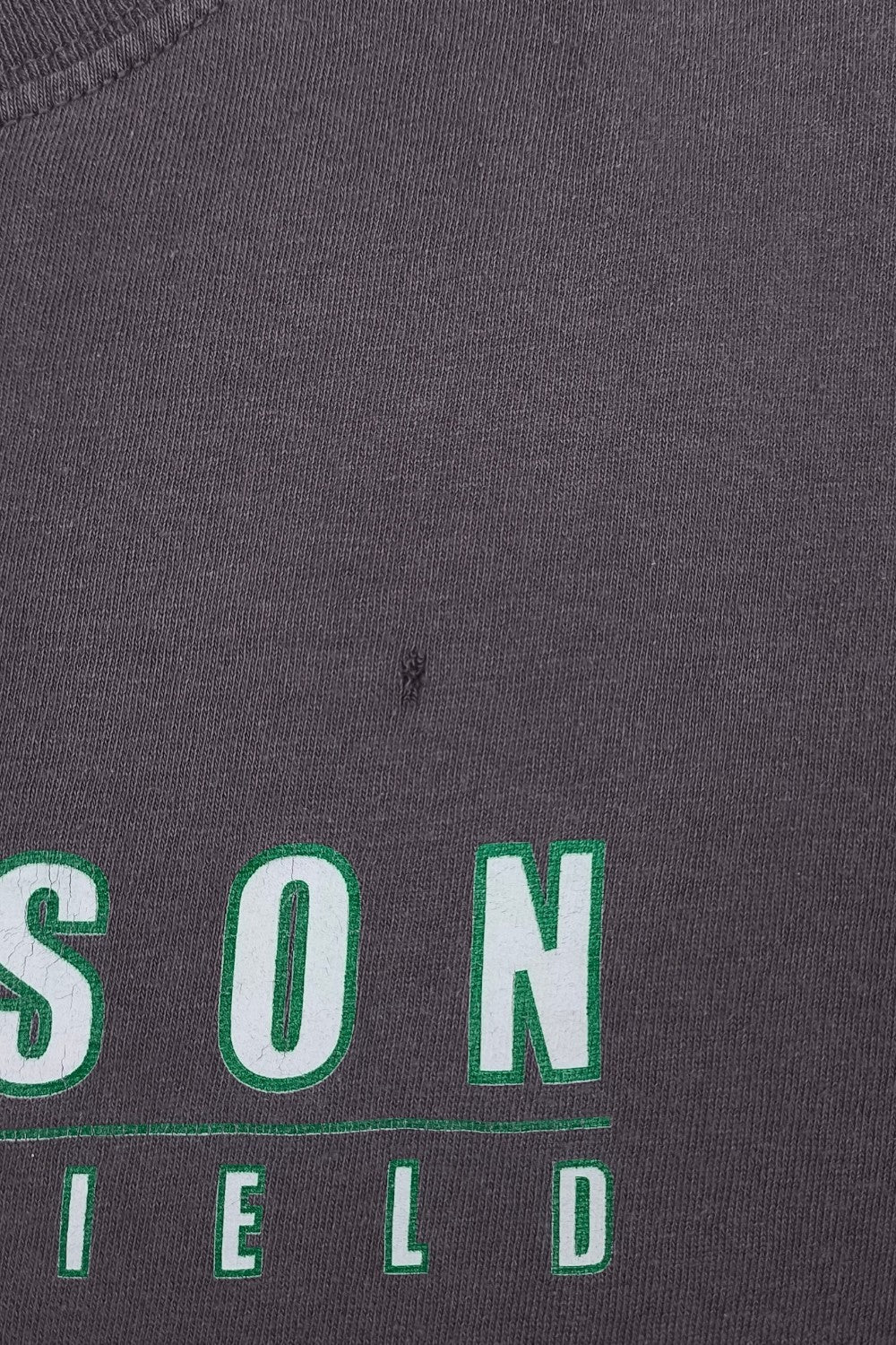 Vintage Gildan Stevenson Track & Field T-Shirt Grey | Athletic 00s