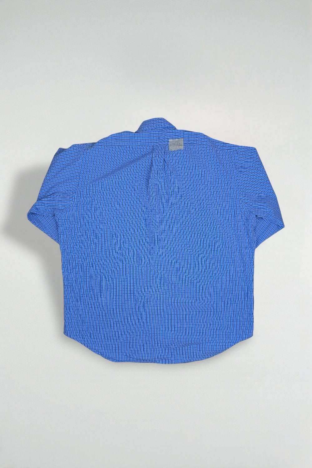 Ralph Lauren Blake Shirt Blue Plaid Cotton Button Down XL