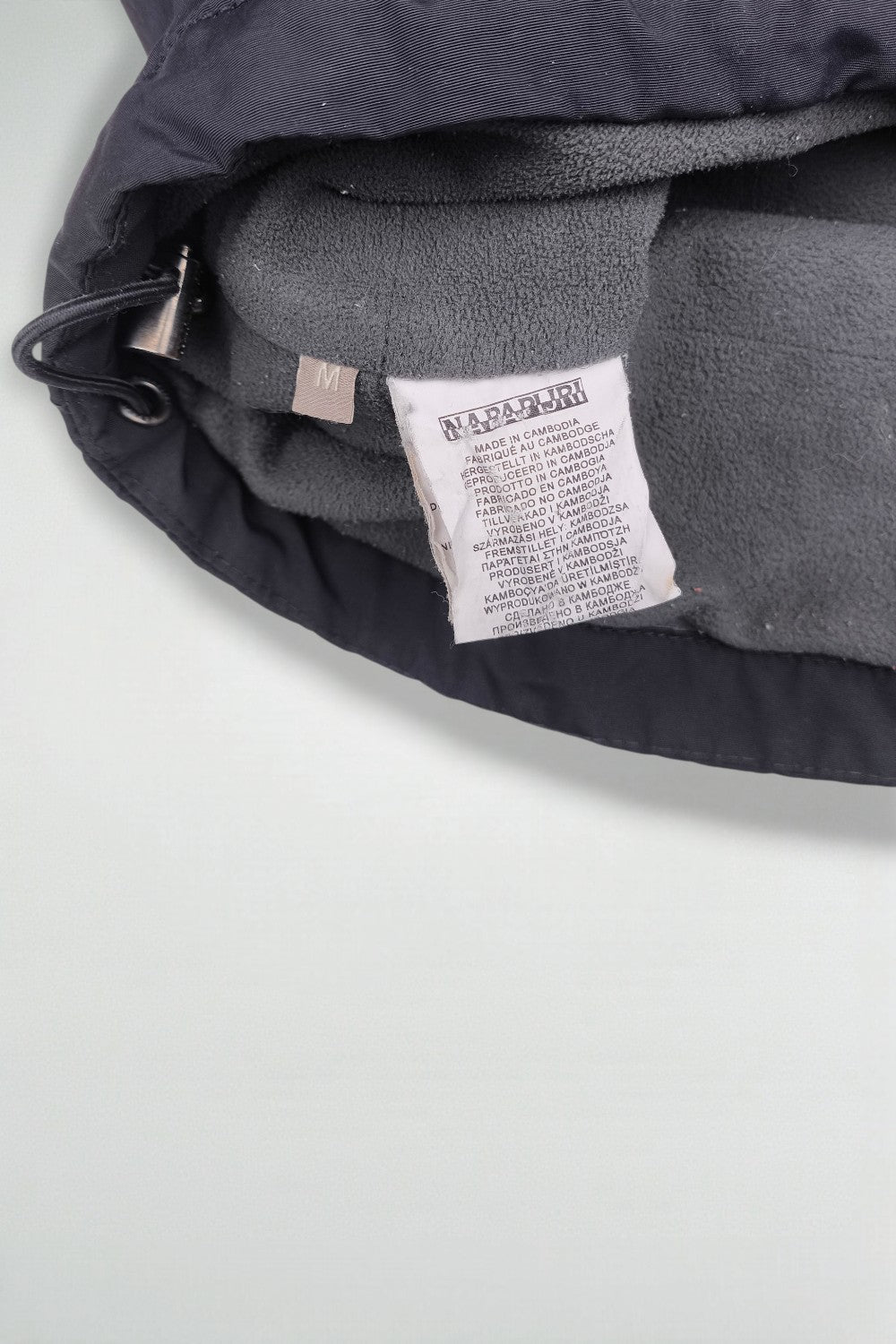Vintage Napapijri Geographic Anorak Jacket Navy | Outdoor Streetwear