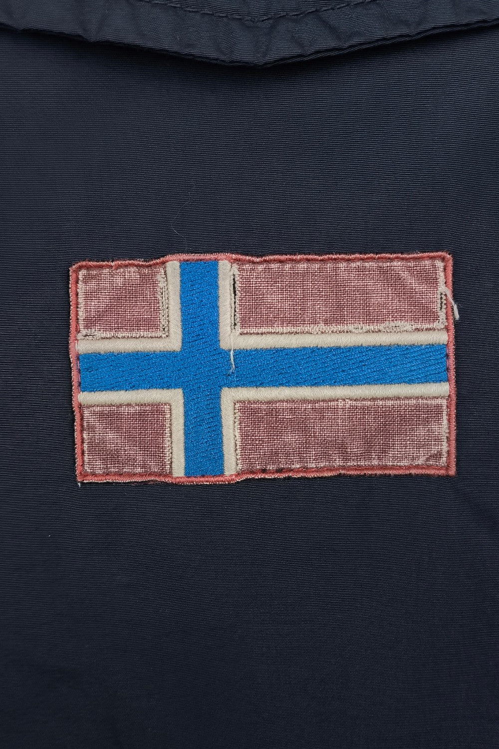 Vintage Napapijri Geographic Anorak Jacket Navy | Outdoor Streetwear