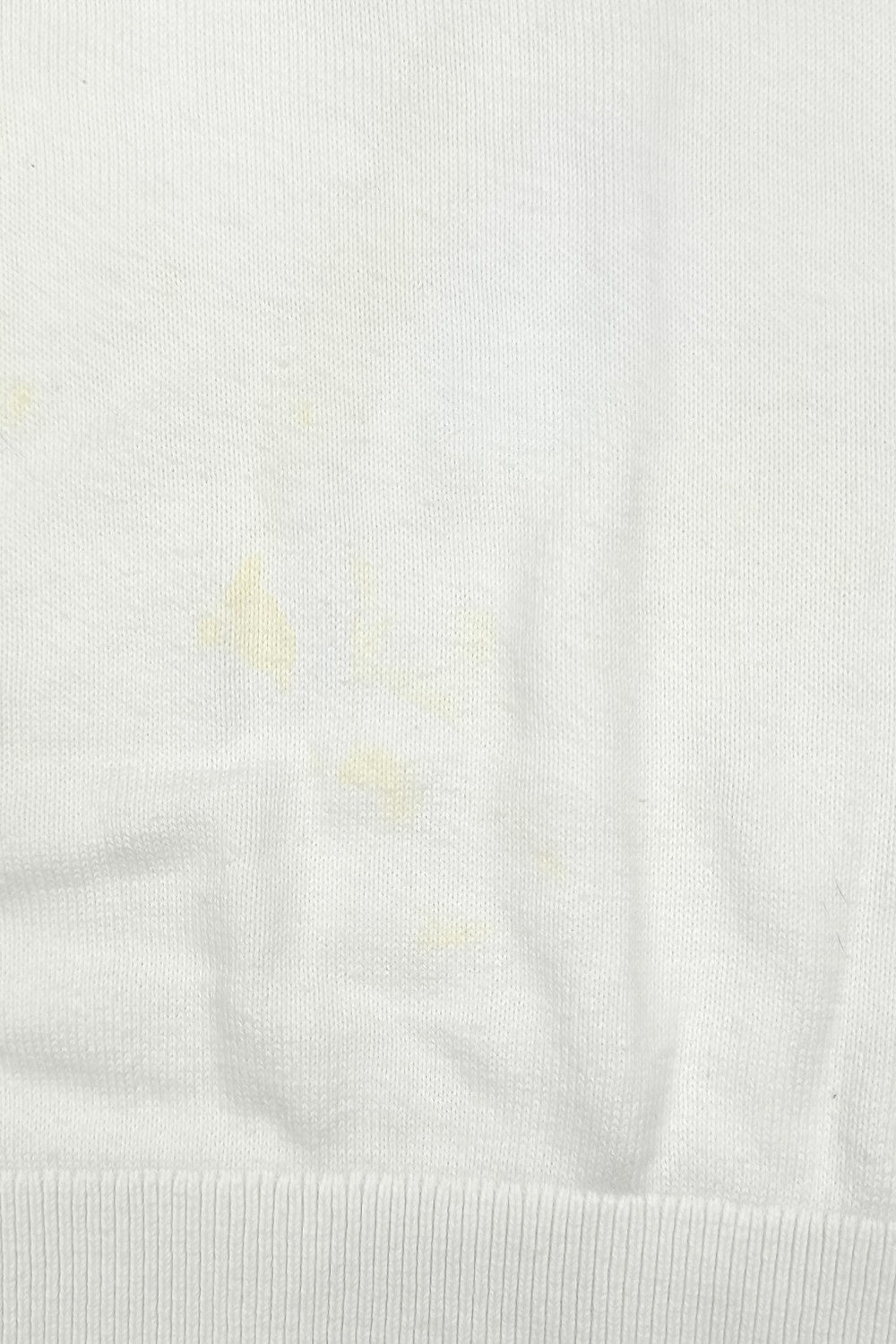Vintage Tommy Hilfiger Cotton Knit Sweater White | Classic Crewneck