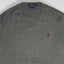 Polo Ralph Lauren V-Neck Sweater Green Cotton | Classic Knit