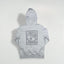 Vintage Napapijri Geographic Logo Hoodie Grey | Streetwear Sweatshirt