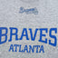 Vintage Lee Braves Atlanta MLB Long Sleeve T-Shirt Grey | 2000s