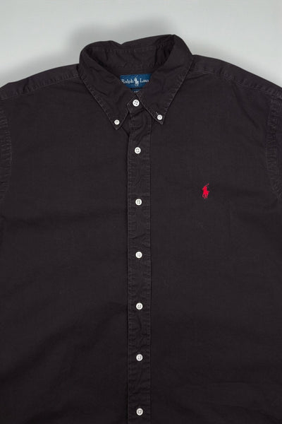 Ralph Lauren Classic Fit Shirt Black | Casual Button Up