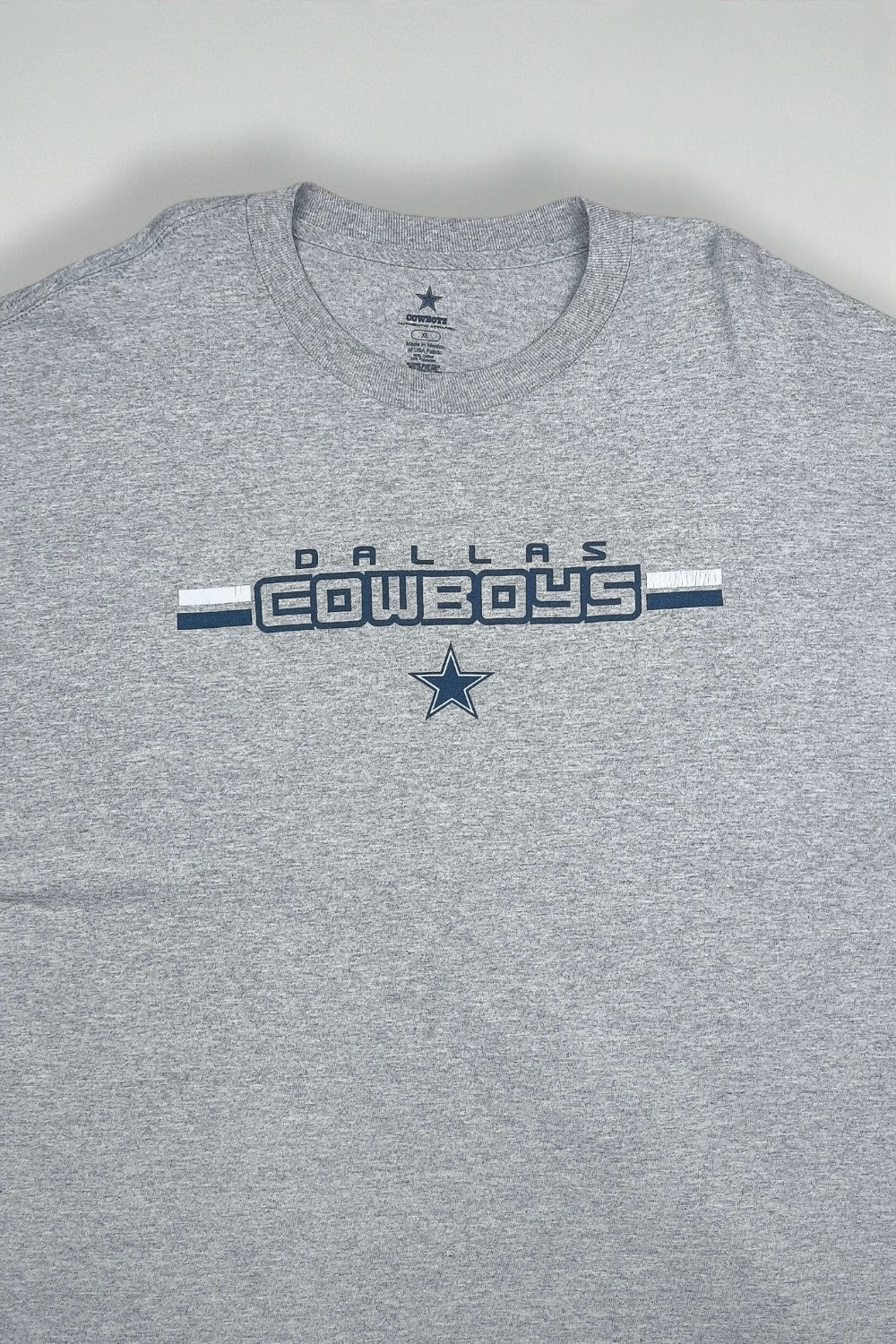 Vintage Dallas Cowboys Long Sleeve T-Shirt Grey | 2000s NFL Apparel