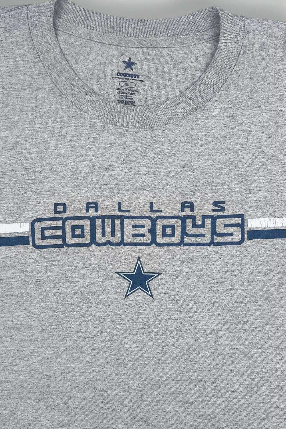 Vintage Dallas Cowboys Long Sleeve T-Shirt Grey | 2000s NFL Apparel