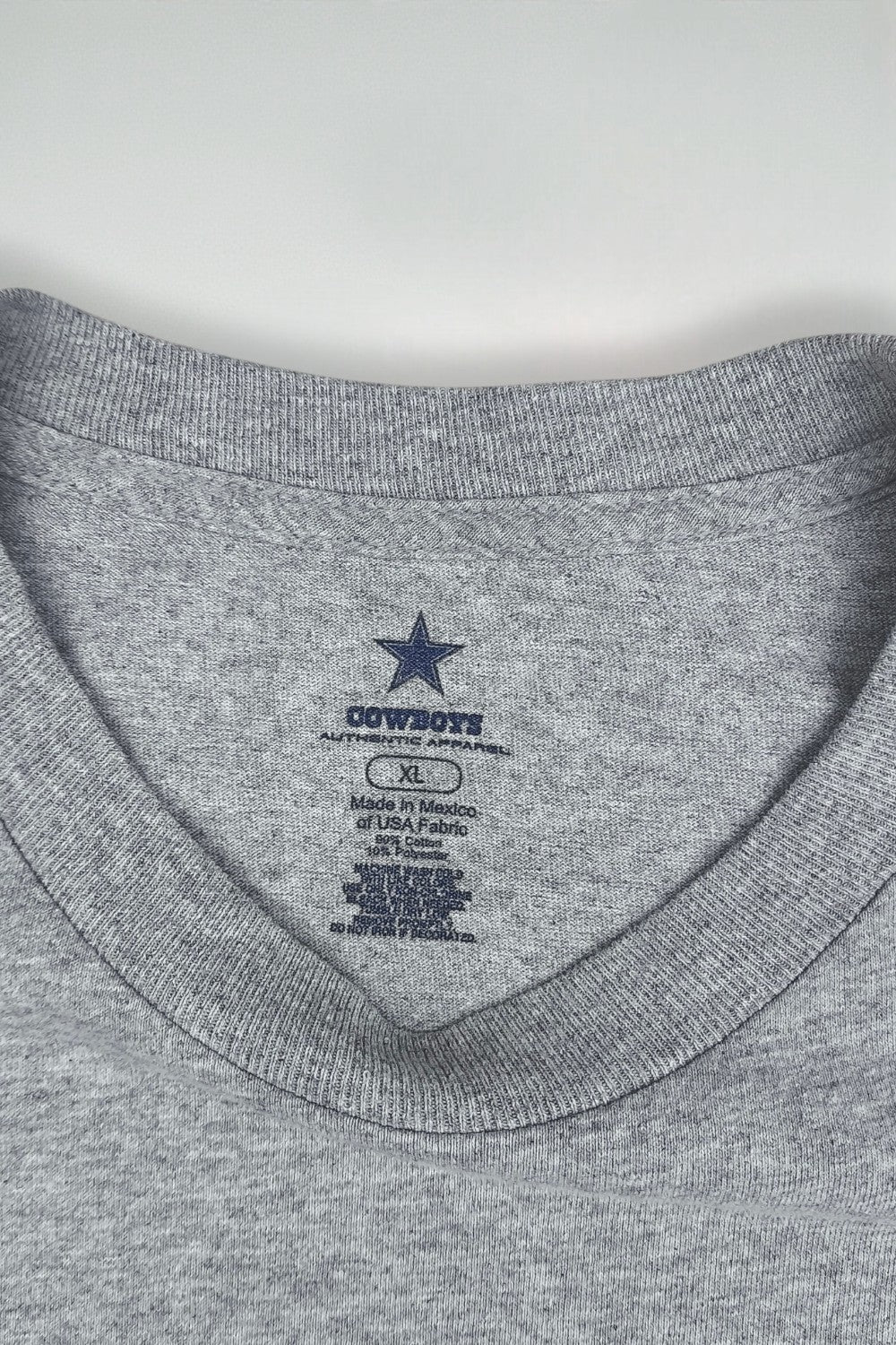 Vintage Dallas Cowboys Long Sleeve T-Shirt Grey | 2000s NFL Apparel