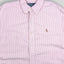 Vintage Polo Ralph Lauren Striped Shirt Pink White | Classic Fit