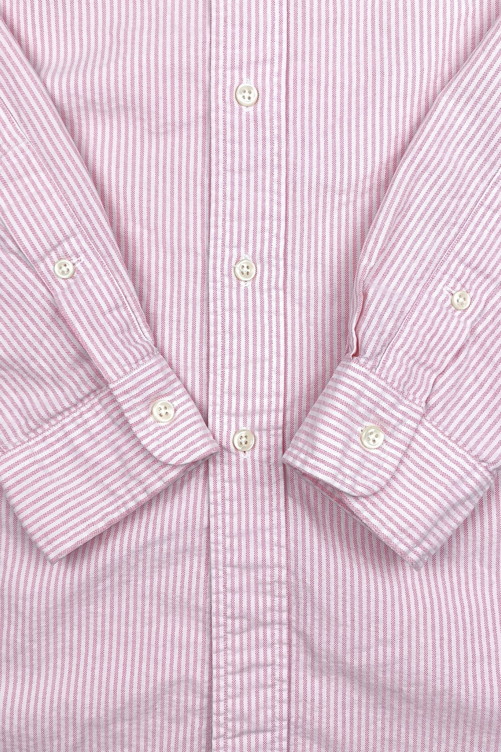 Vintage Polo Ralph Lauren Striped Shirt Pink White | Classic Fit