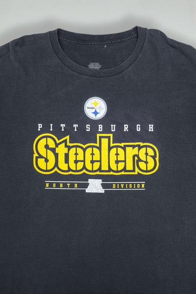 Vintage Pittsburgh Steelers NFL T-Shirt Black | 2000s Graphic Tee