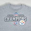 Vintage NFL Pittsburgh Steelers Super Bowl Champions T-Shirt Grey | Y2K Tee