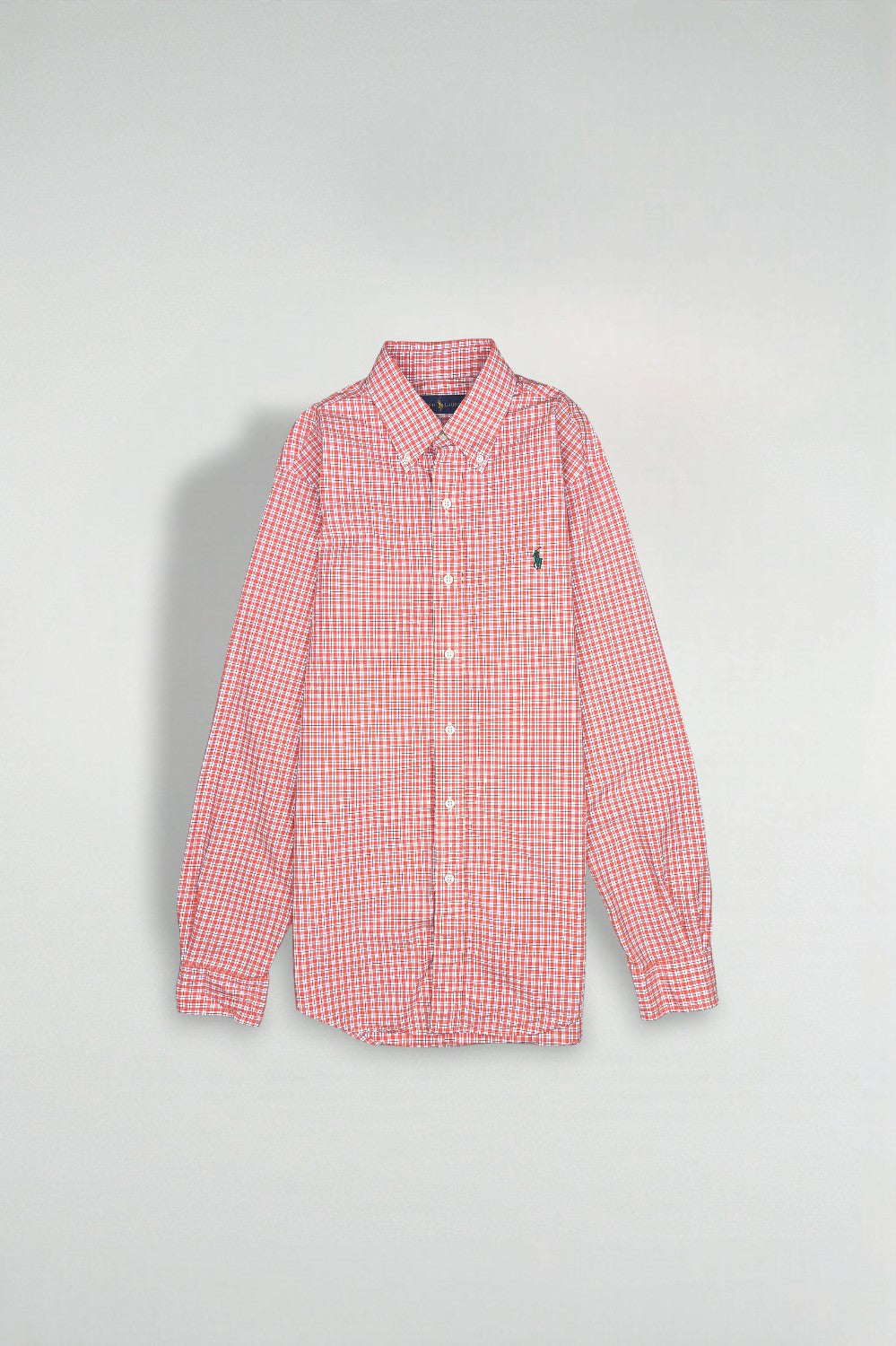 Vintage Polo Ralph Lauren Checked Button Down Shirt Red White | Classic Casual