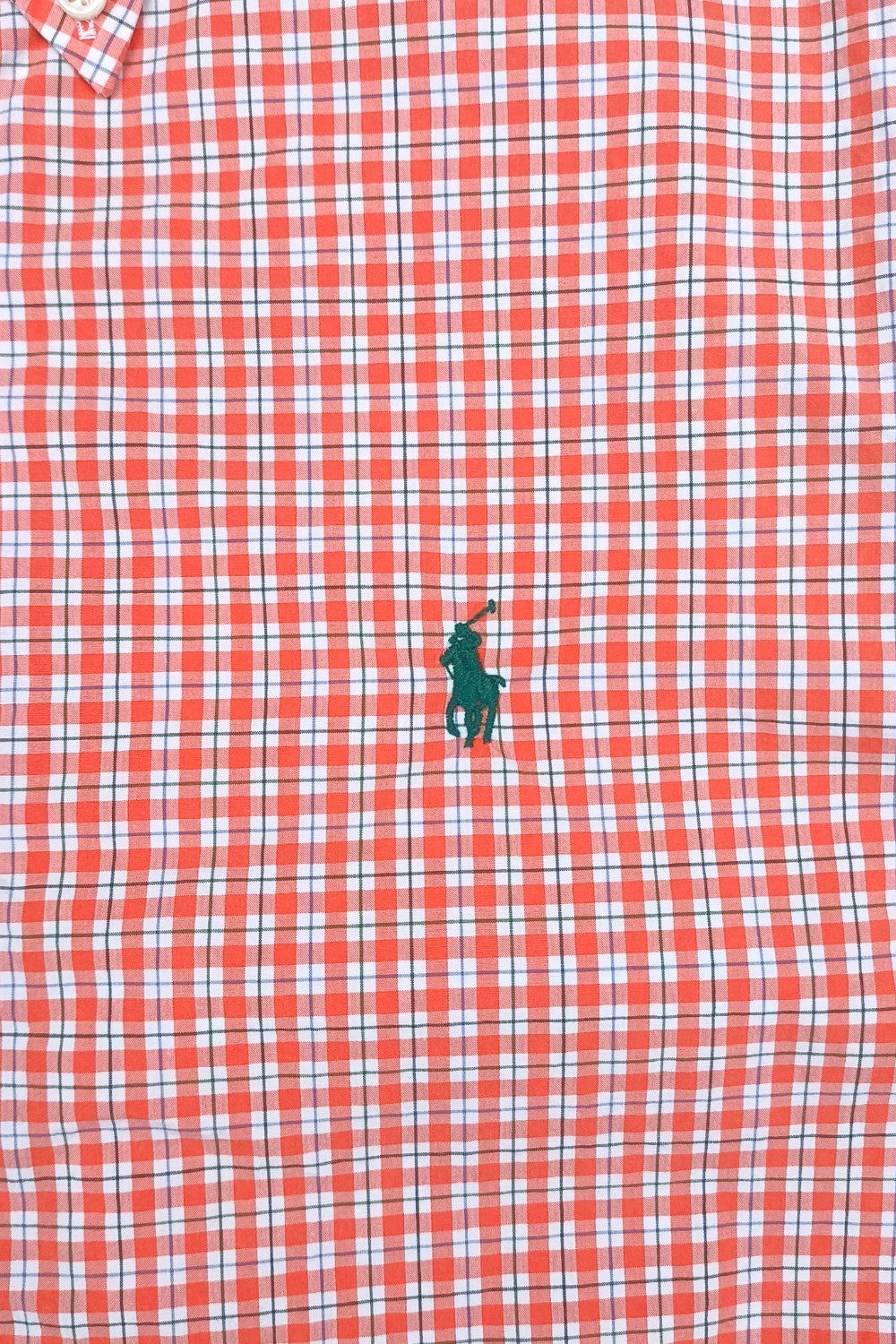 Vintage Polo Ralph Lauren Checked Button Down Shirt Red White | Classic Casual