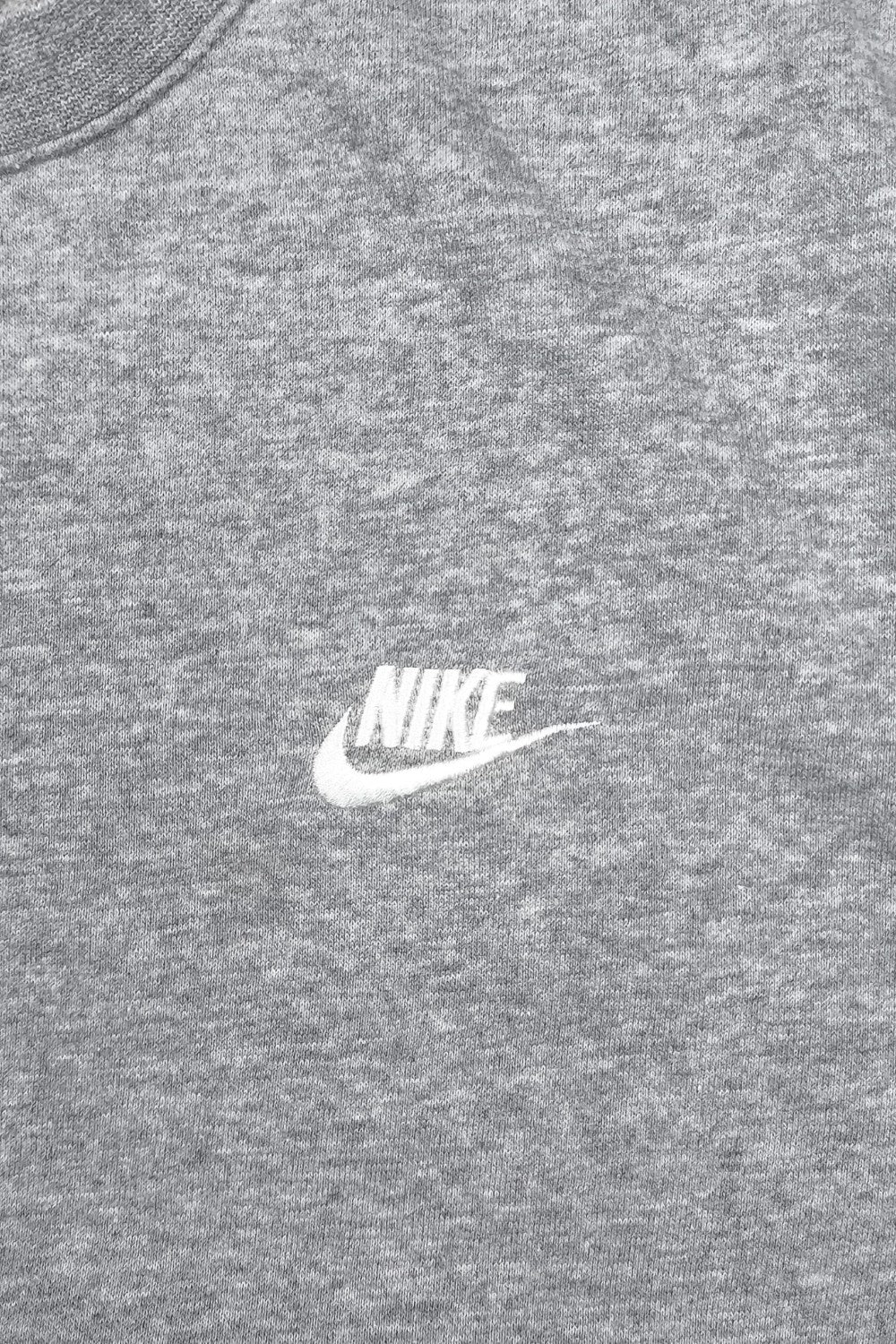 Vintage Nike Mini Swoosh Grey Crewneck Sweatshirt XL | Y2K Sportswear
