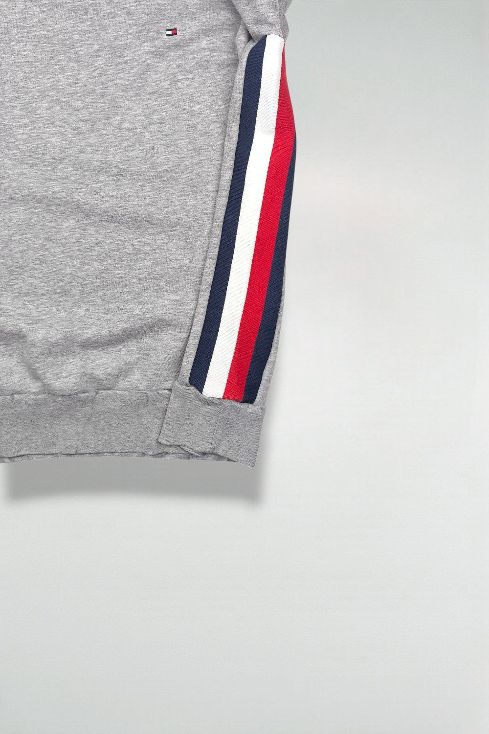 Vintage Tommy Hilfiger Flag Logo Sweatshirt Grey XL Fleece Crewneck