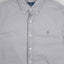 Vintage Polo Ralph Lauren Oxford Shirt Light Grey Blue Button Down | Classic