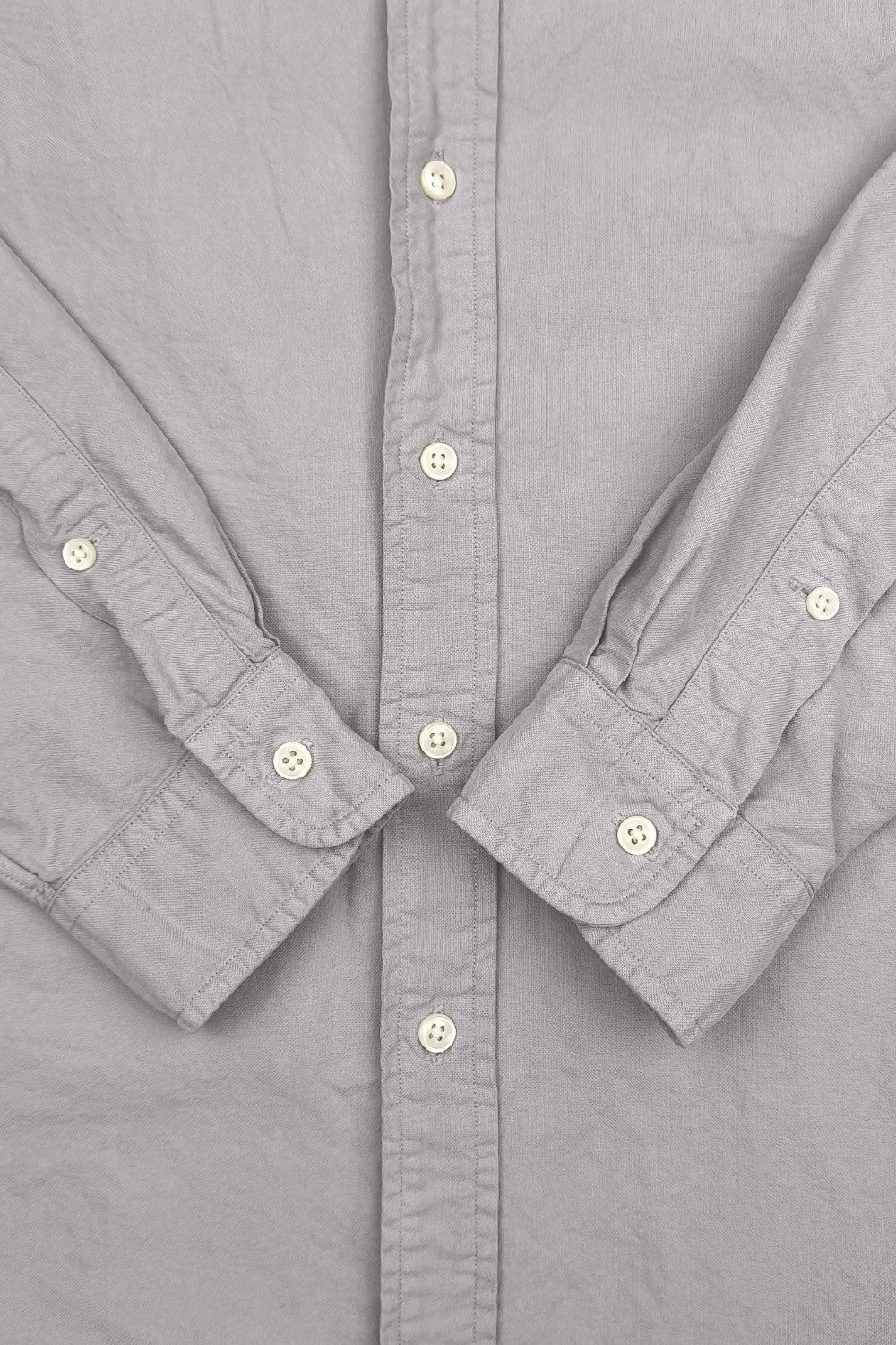 Vintage Polo Ralph Lauren Oxford Shirt Light Grey Blue Button Down | Classic