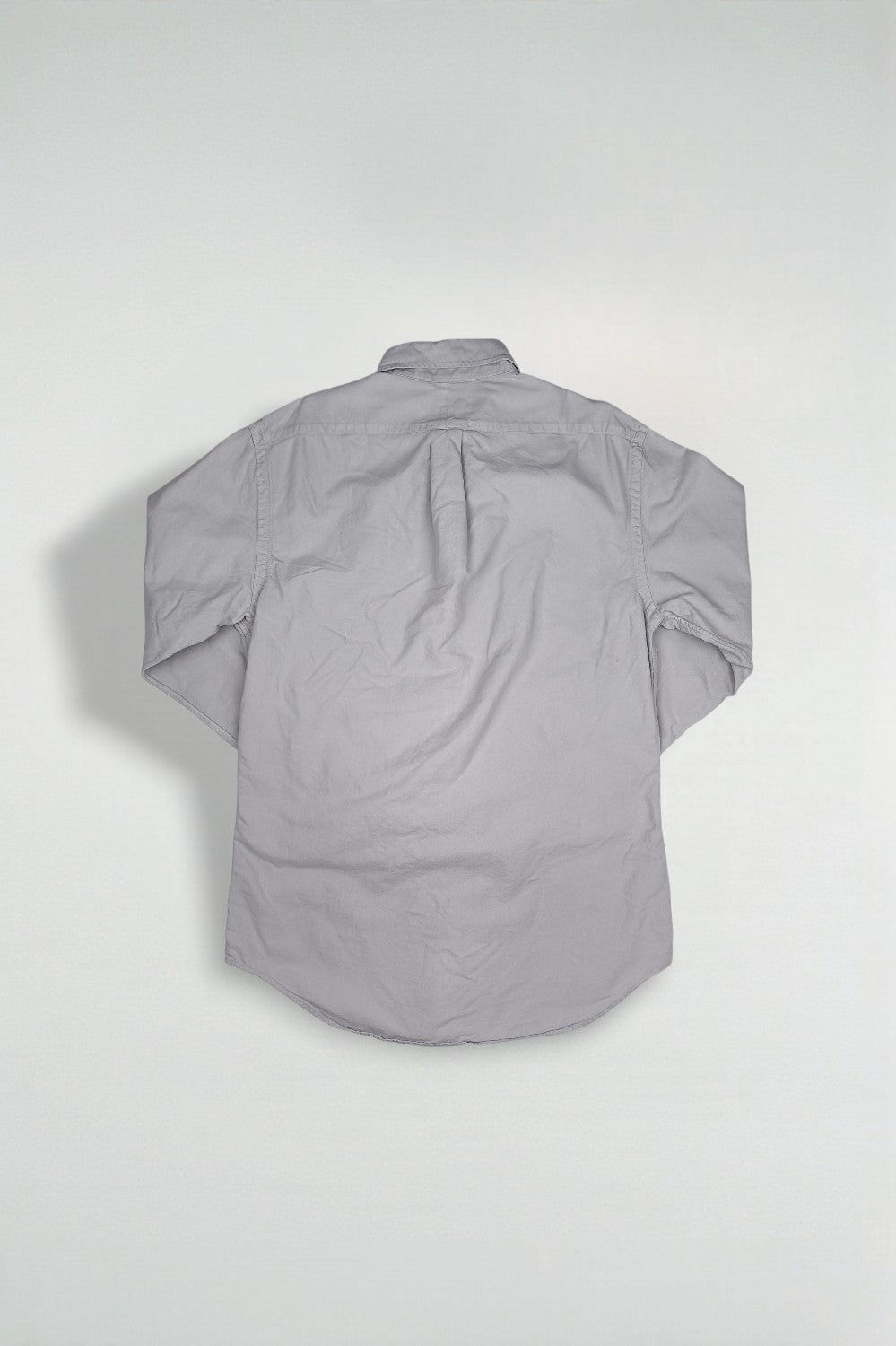 Vintage Polo Ralph Lauren Oxford Shirt Light Grey Blue Button Down | Classic