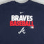 Nike Atlanta Braves Baseball T-Shirt Navy Blue XXL Vintage MLB