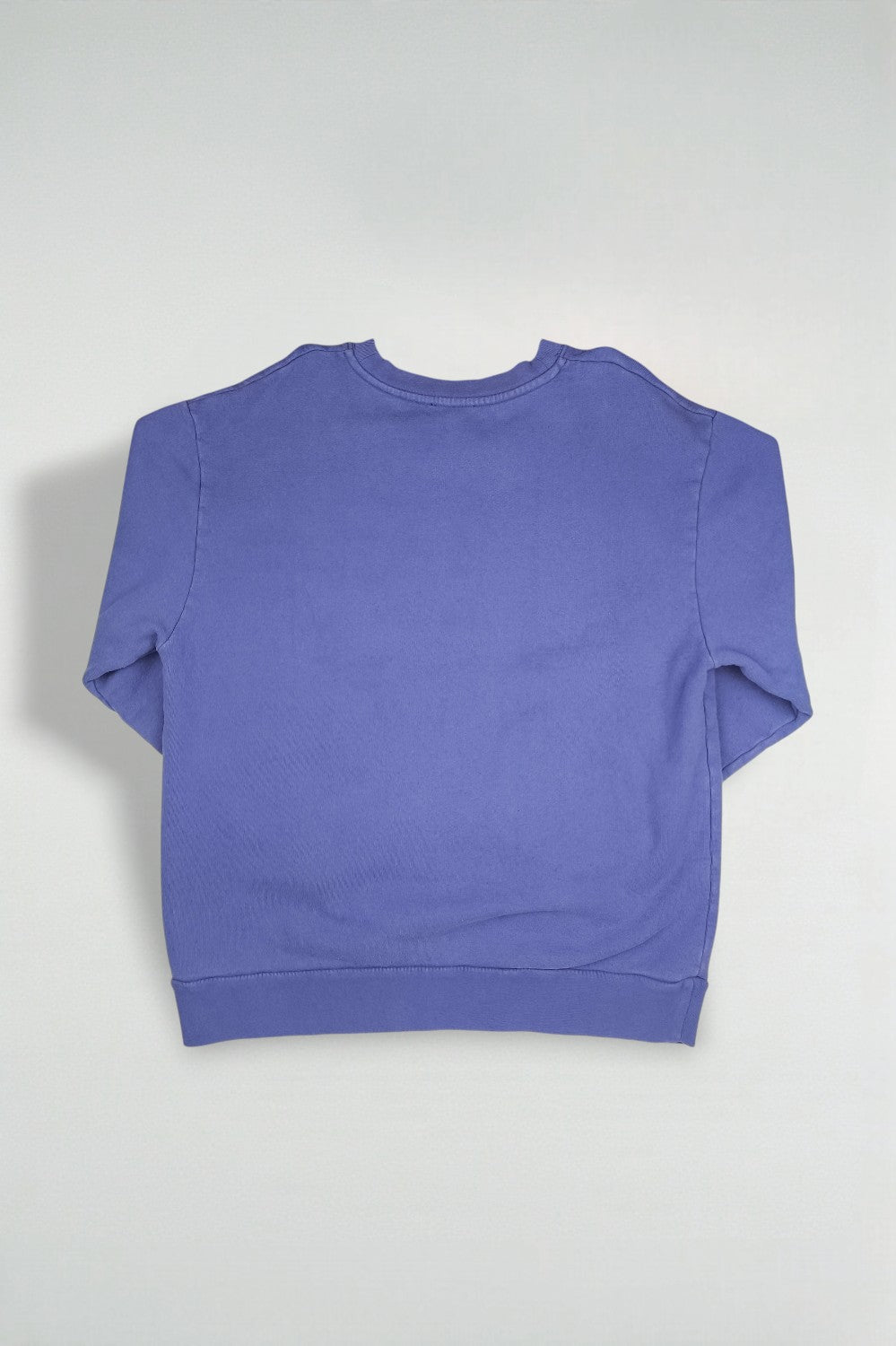 Vintage A.P.C. Mini Logo Sweatshirt Purple Cotton Crewneck | Minimalist L