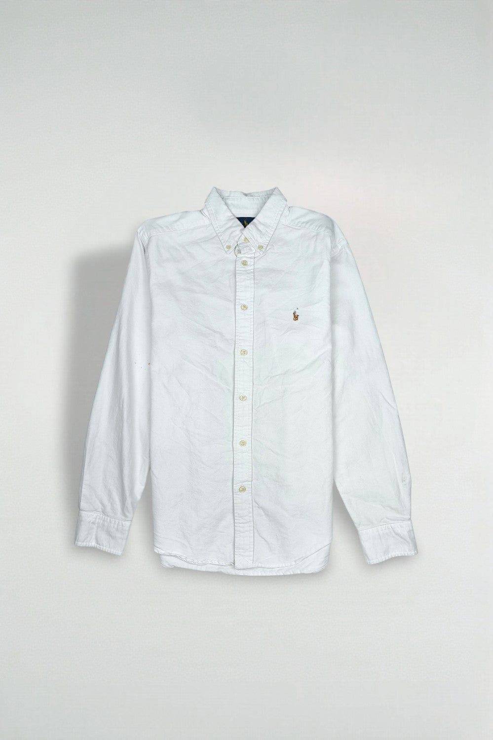 Vintage Polo Ralph Lauren White Oxford Button Down Shirt L