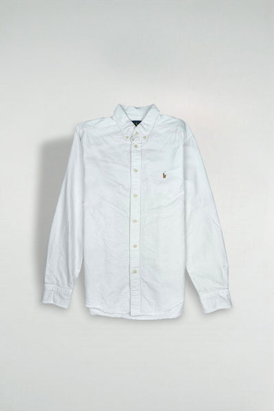 Vintage Polo Ralph Lauren White Oxford Button Down Shirt L