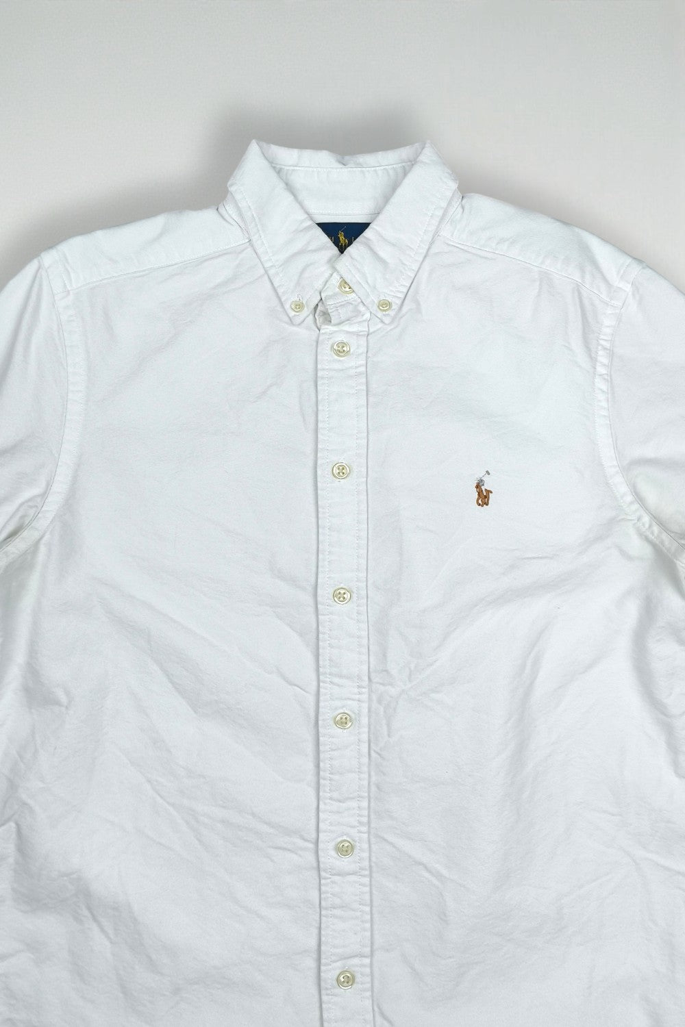 Vintage Polo Ralph Lauren White Oxford Button Down Shirt L