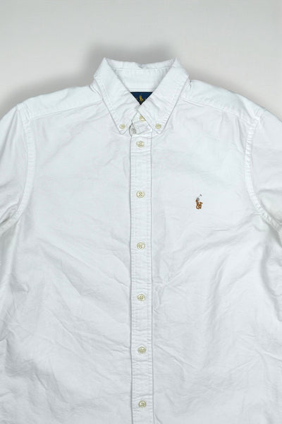 Vintage Polo Ralph Lauren White Oxford Button Down Shirt L